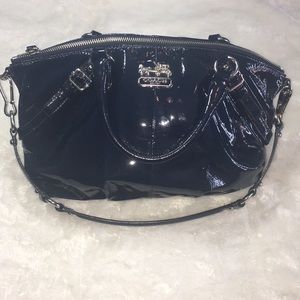 COACH MADISON SOPHIA PATENT LEATHER HANDBAG